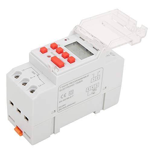 Ghzste LCD -Digitalanzeige -Timer -Switch, 24 V 30A Programmierbares Zeitrelais für Straßenlampen, LCD -Zeitrelais -Klimaanlagen, Landwirtschaftliche Einrichtungen mit Countdown von Ghzste