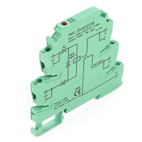 Ghzste MRC-25A61Z230 SPS-Relaismodul mit Elektromagnetischer Kontaktschnittstelle, Eingang 230 VAC/220 VDC, 1 Schließer, 1 Öffner von Ghzste