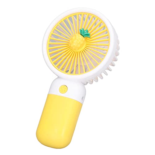 Ghzste Mini -Handheld -Lüfter Strong Wind Cartoon Design, USB -wiederaufladbare Tragbare Fan für Reisebüros, Kleine Größe, Leichte, Ideale Auswahl mit Kompaktem und Bequemem Design von Ghzste