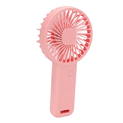 Ghzste Minifan Tragbarer Handheld -Lüfter, Tragbares USB -Ladungslading Kleiner Taschenlüfterbatterie -Batterie -Lüfter mit USB -Draht für Kinder für die Reise Im Freien, (Vertikale kleine Lüfterrosa) von Ghzste
