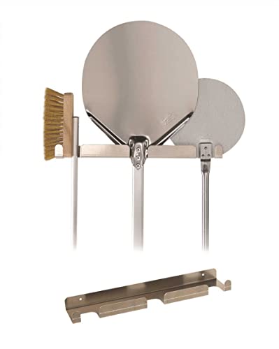 Gi-Metal – Wandhalterung für 3 Pizzaschaufeln: Aluminium, Silber, 8 x 41.5 x 2.5 cm, für Pizza-Aktivitäten in der Küche Gi-Metal – Wandhalterung für 3 Pizzaschaufeln: Aluminium, Silber, 8 x 41.5 x 2.5 cm, für Pizza-Aktivitäten in der Küche von Gi.Metal
