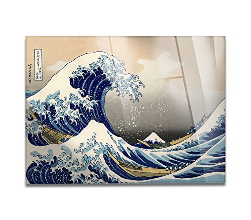 Giallobus - Bild AUF ACRYLGLASS PLEXI - Hokusai - DIE Grosse Welle VON Kanagawa - 100X140CM von Giallobus