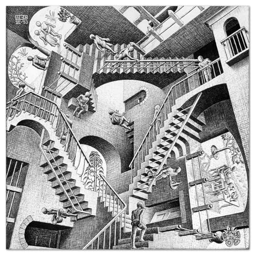 Giallobus - Bild AUF ACRYLGLASS PLEXIGLAS - M.C.Escher - Relativity - 100X100CM Giallobus - Bild AUF ACRYLGLASS PLEXIGLAS - M.C.Escher - Relativity - 100X100CM von Giallobus