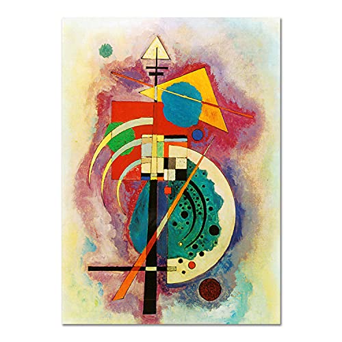 Giallobus - Bild - Druck auf Acrylglas Plexiglas Kandinsky - Abstrakter Rahmen OMAGGIO A Will GROHMANN - Moderne Bilder aus plexiglas - Verschiedene Formate - 100 x 140 cm von Giallobus