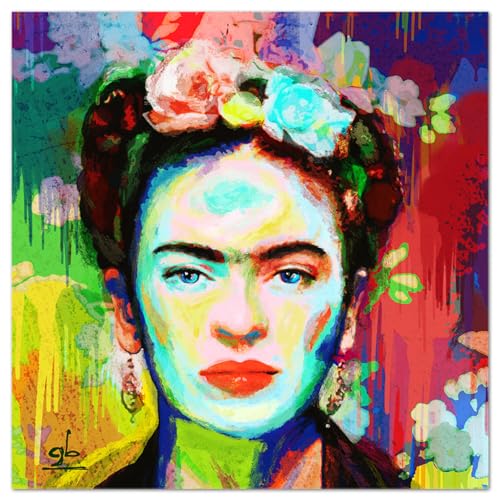 Giallobus - Gemälde - Frida - Acrylglas - 100x100 - Bereit zum Aufhängen - Moderne Gemälde für zu Hause Giallobus - Gemälde - Frida - Acrylglas - 100x100 - Bereit zum Aufhängen - Moderne Gemälde für zu Hause von Giallobus