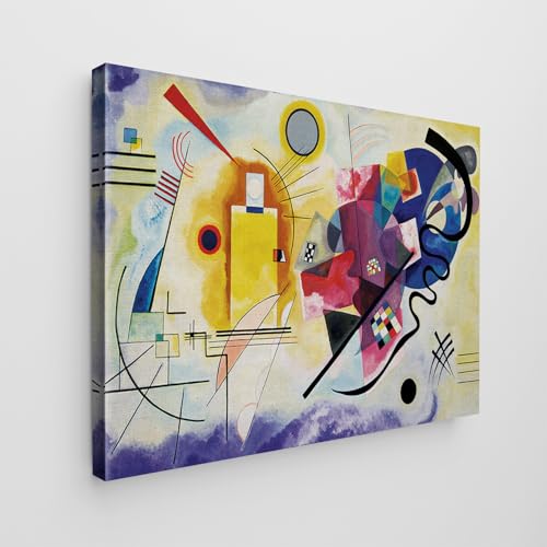 Giallobus - Gemälde - Vassily Kandinsky - - Standardleinwand - 100x70-02 - Gelb Rot Blau - Bereit zum Aufhängen - Moderne Gemälde Giallobus - Gemälde - Vassily Kandinsky - - Standardleinwand - 100x70-02 - Gelb Rot Blau - Bereit zum Aufhängen - Moderne Gemälde von Giallobus