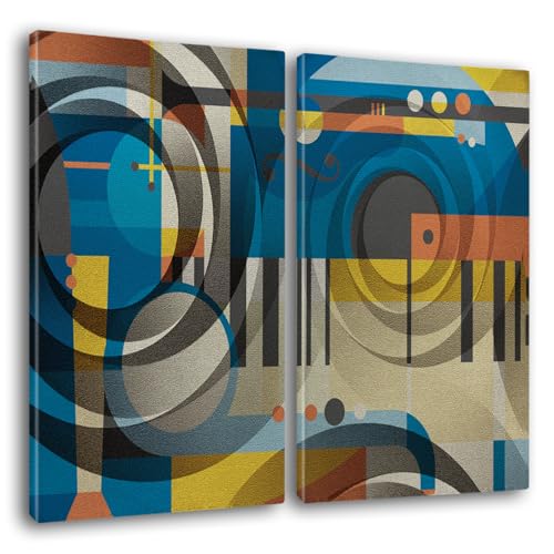 Giallobus - Große Gemälde im XXL-Format - Moderne Zusammenfassung - Swirlmusic - Leinwand - 204x140cm | 2pcs. x 100x140cm - Moderne Gemälde für zu Hause Giallobus - Große Gemälde im XXL-Format - Moderne Zusammenfassung - Swirlmusic - Leinwand - 204x140cm | 2pcs. x 100x140cm - Moderne Gemälde für zu Hause von Giallobus