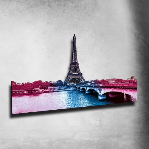 Giallobus - Scultura Skyline - Paris - MDF-Holz - Skyline Parigi 01 100x55 von Giallobus