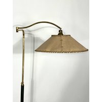Arredoluce Monza, Vintage Messing Und Leder Stehlampe. 40Er von GiammyArt