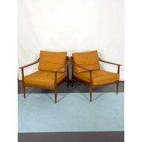 Mid-Century Modern Paar Walter Knoll Sessel Modell 550 Aus Den 50Er Jahren von GiammyArt