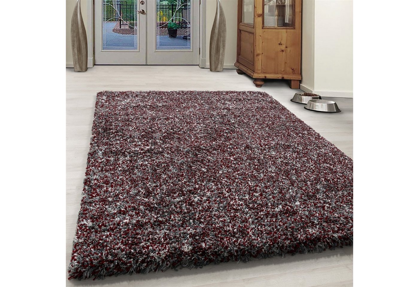 Hochflor-Teppich Meliert Langflorteppich Hochflorteppich Wohnzimmer weich, Giancasa von Giancasa