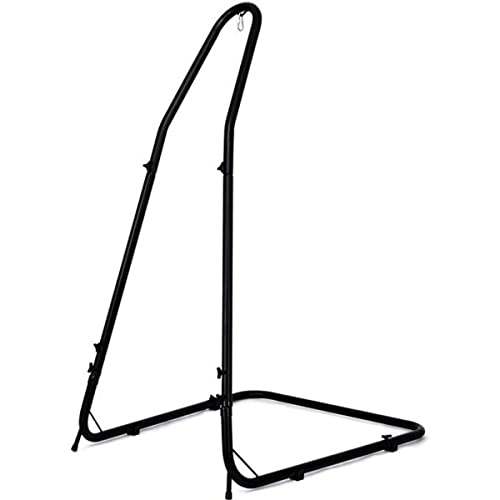 GIANTEX Halterung für Sessel, höhenverstellbar, 200 - 240 cm, Halterung für Hängematte aus Stahl, avex Sicherheitshaken und rutschfeste Füße, belastbar bis 150 kg, ohne Hängestuhl von Giantex