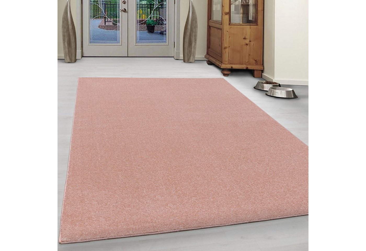 Designteppich Kurzflorteppich Uni Farben Flor 12mm, Giantore, rechteck, Höhe: 12 mm von Giantore