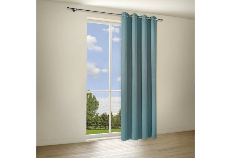 Giantore Gardine schöne Gardine mit Ösen- verdunkelnd für Wohnzimmer Schlafzimmer, blickdicht von Giantore