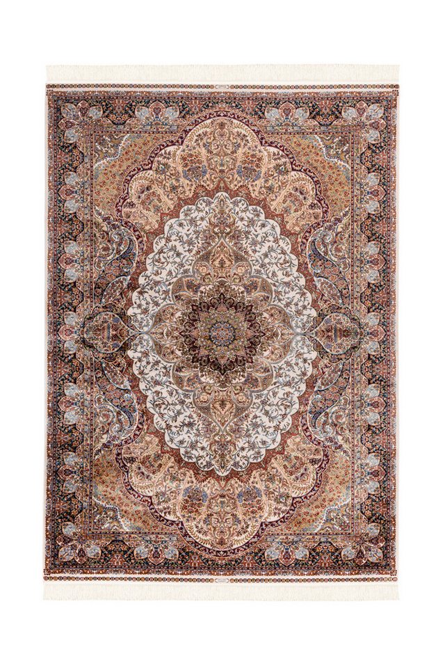 Giantore Teppich Babil 312 Creme 140cm x 200cm, rechteckig, 3 Mio Punkte pro m², hohe Webdichte, mit Fransen von Giantore