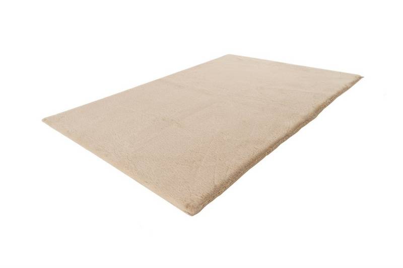 Giantore Teppich Badematte Rabbit Light 425 Beige 40cm x 60cm, Rutschhemmend beschichtet, besonders kuschelig, waschbar von Giantore