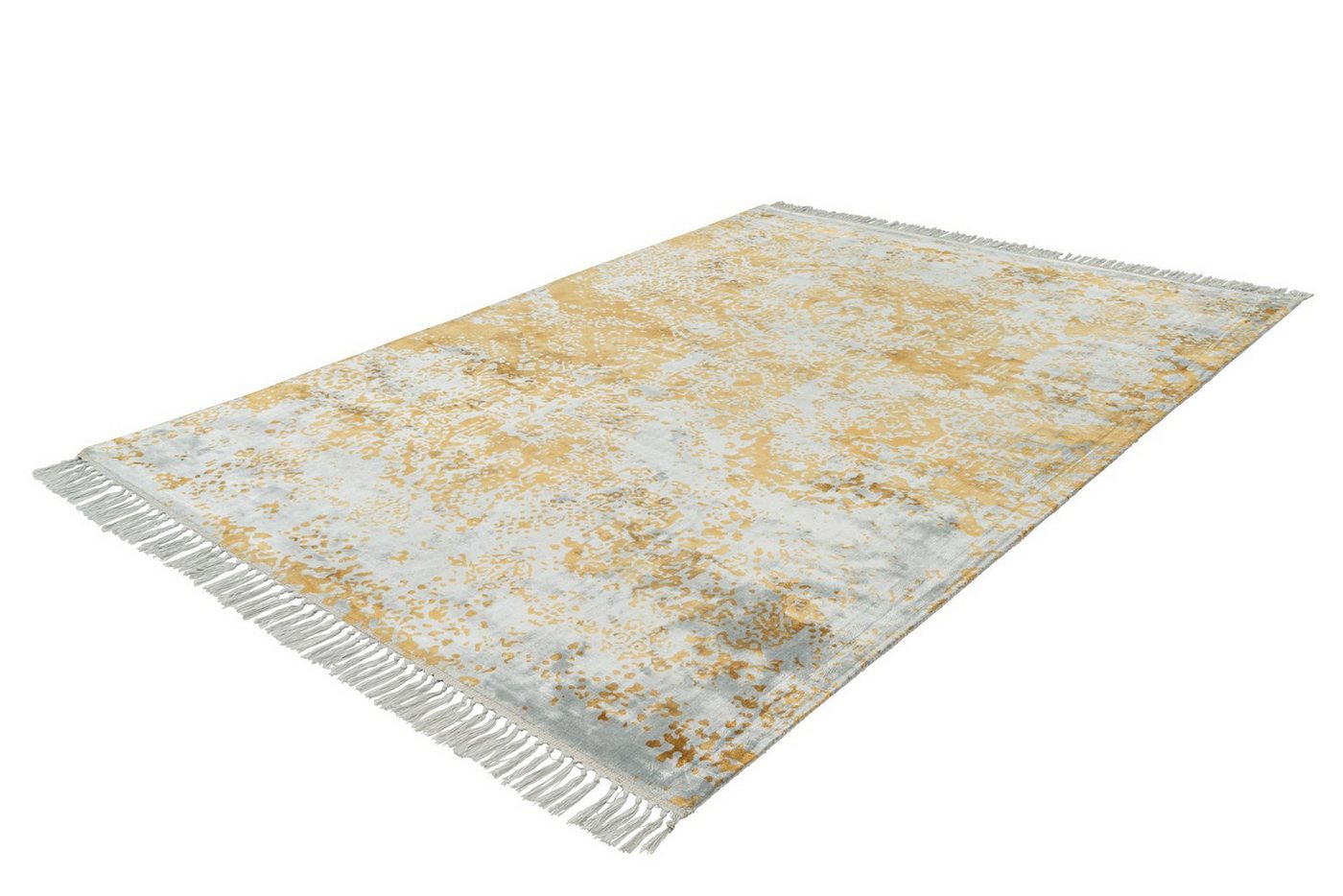 Giantore Teppich Dolce Vita 325 Grau / Gold 120cm x 170cm, rechteckig, Modern bedrucktes Unikat, Trendige Verwaschung Giantore Teppich Dolce Vita 325 Grau / Gold 120cm x 170cm, rechteckig, Modern bedrucktes Unikat, Trendige Verwaschung von Giantore