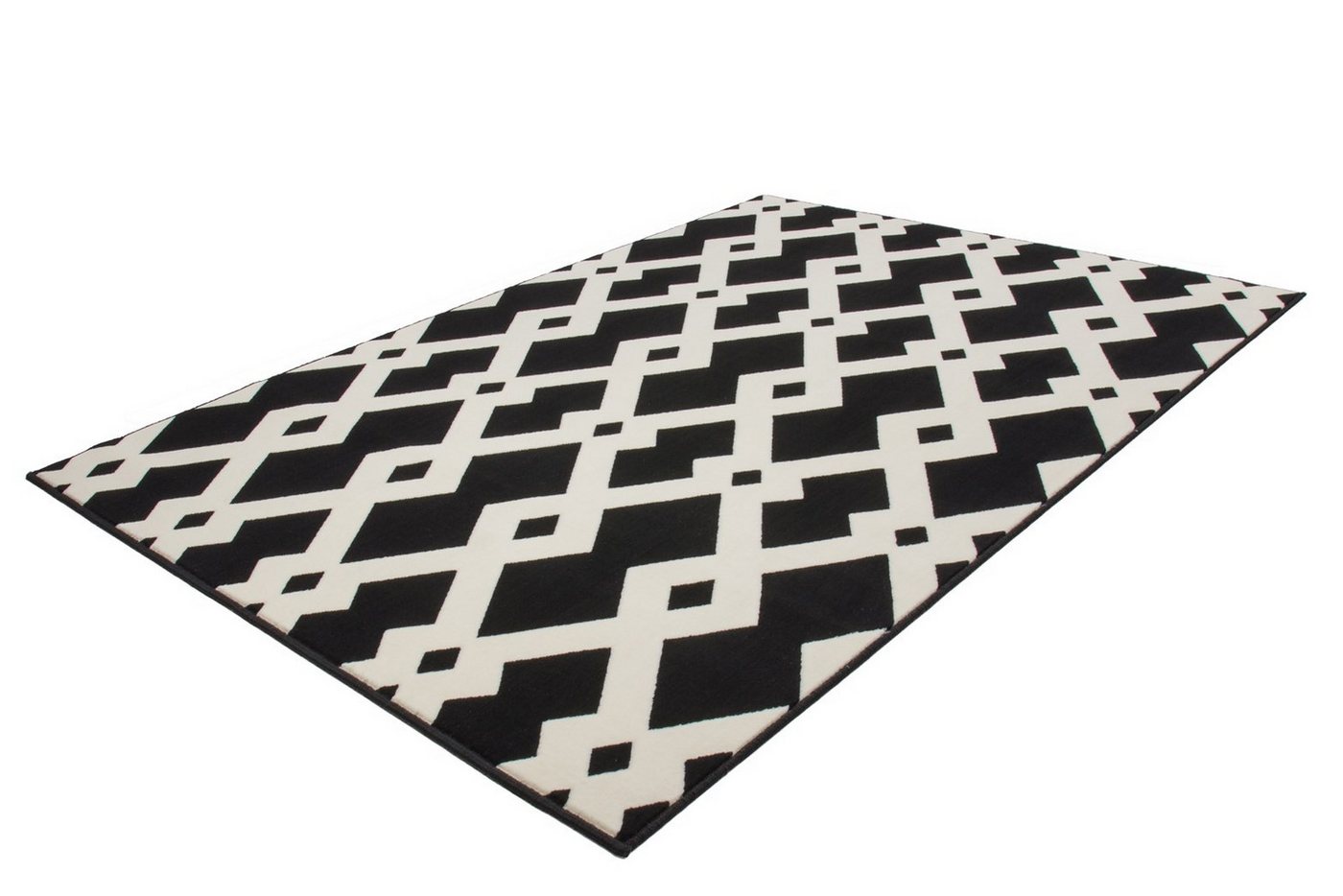 Giantore Teppich Now! 125 Elfenbein / Türkis 160cm x 230cm, rechteckig, 3D-Effekt (Drop-Stitch), Flachflor, pflegeleicht von Giantore