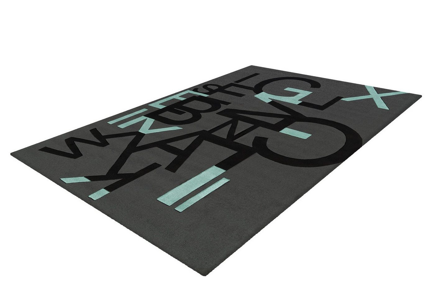 Giantore Teppich Sam 4161 Grau / Schwarz 140cm x 200cm, rechteckig, Handgefertigte Qualität, jeder Teppich ein Einzelstück Giantore Teppich Sam 4161 Grau / Schwarz 140cm x 200cm, rechteckig, Handgefertigte Qualität, jeder Teppich ein Einzelstück von Giantore