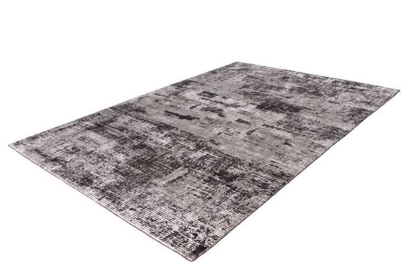 Giantore Teppich Sinai 325 Anthrazit 120cm x 170cm, rechteckig, Kurzflor-Teppich in modernem Design, pflegeleicht von Giantore