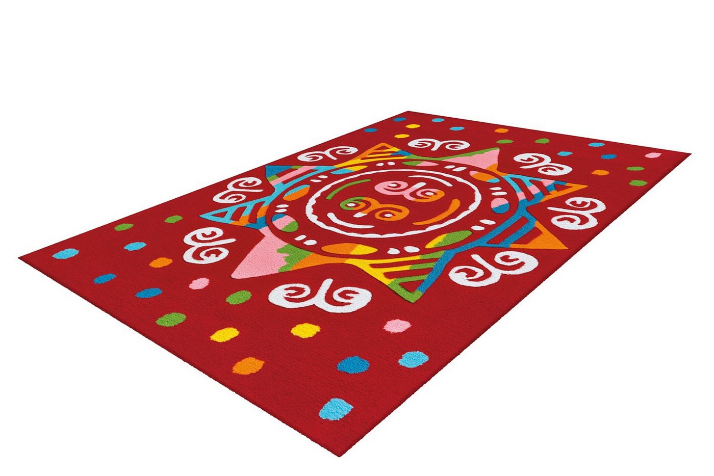 Giantore Teppich Spirit Glowy 3145 Rot Mandala 110cm x 160cm, rechteckig, Besonders strapazierfähig und pflegeleicht Giantore Teppich Spirit Glowy 3145 Rot Mandala 110cm x 160cm, rechteckig, Besonders strapazierfähig und pflegeleicht von Giantore