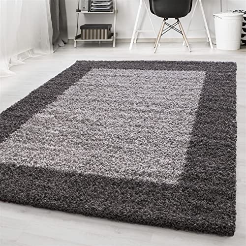 Hochflor Shaggy Zottelteppich Wohnzimmer Schlafzimmer von Giantore