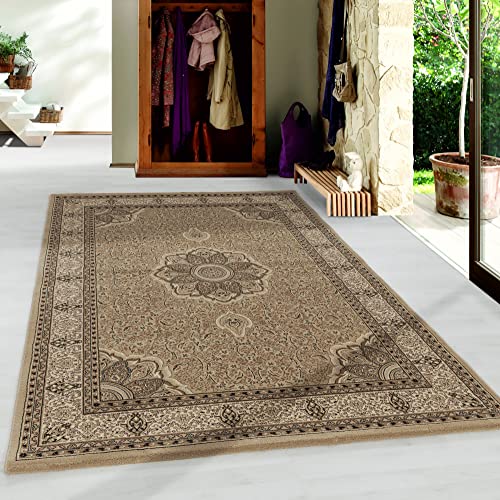 Orientteppich Wohnzimmer orientalisch Kurzflorteppich Designteppich von Giantore