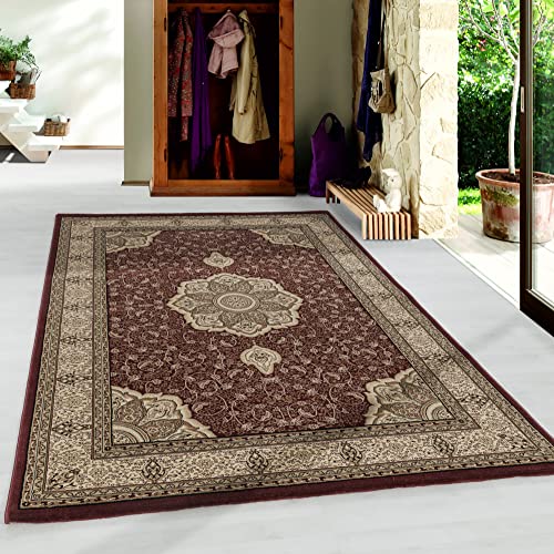 Orientteppich Wohnzimmer orientalisch Kurzflorteppich Designteppich von Giantore