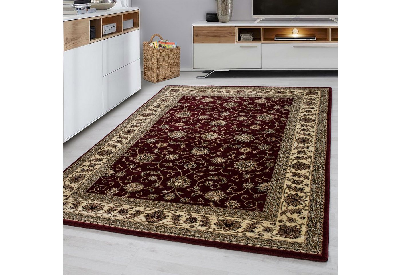 Orientteppich klassischer Teppich Orientalisches Design 12 mm Flor, Giantore, rechteck, Höhe: 12 mm von Giantore