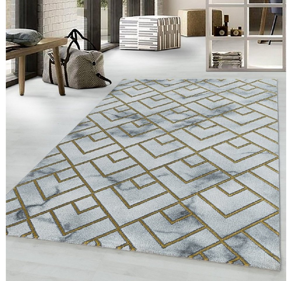 Teppich exklusiver Teppich mit Marmoroptik, edel und modern, Giantore, rechteck von Giantore
