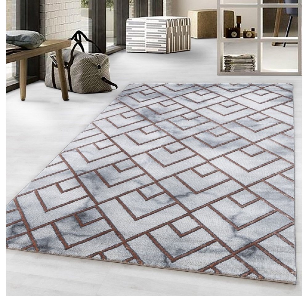 Teppich exklusiver Teppich mit Marmoroptik, edel und modern, Giantore, rechteck von Giantore