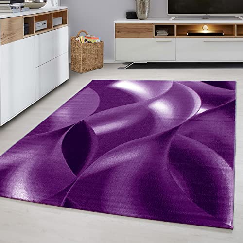 modern Designerteppich Schlafzimmer Kurzflorteppich Flachflor von Giantore