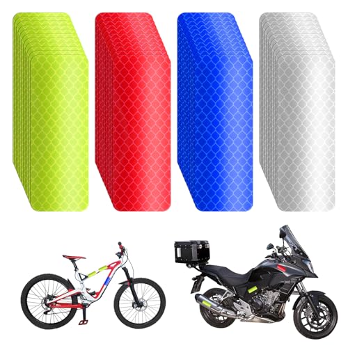 Giantree 40 Stück Warnung Reflektierende Aufkleber, Wasserdicht Reflektorband, Sicherheit Warnband reflektorband, Selbstklebend Reflektor Aufkleber für Fahrräder Kleidung Helme Motorrad Giantree 40 Stück Warnung Reflektierende Aufkleber, Wasserdicht Reflektorband, Sicherheit Warnband reflektorband, Selbstklebend Reflektor Aufkleber für Fahrräder Kleidung Helme Motorrad von Giantree