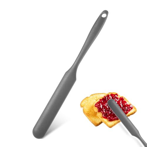Giantree Silikon Spatel, Schmaler Silikonspatel, Silikon-Backspatel mit langem und schlanker Griff Kuchen Creme Butter Spatel Küche Spatula für Kochen Backen Rühren von Giantree