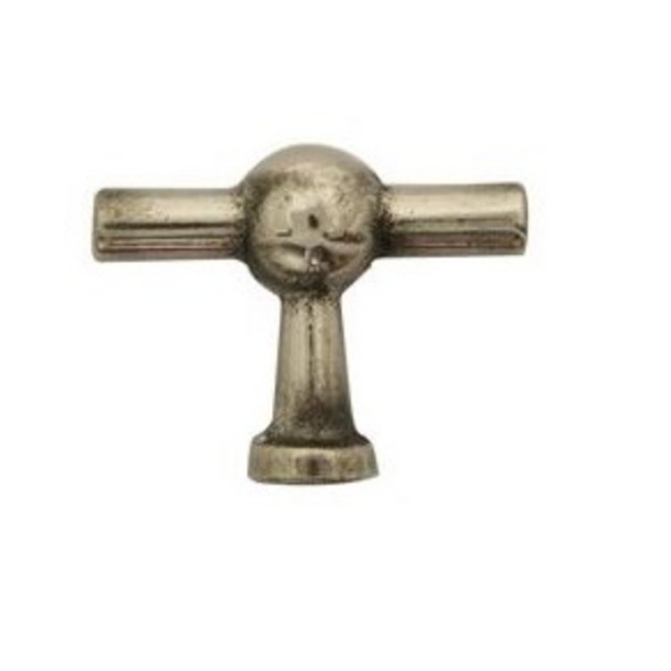 Möbelknopf Po8-45 Weiße Bronze (WB) von Giara