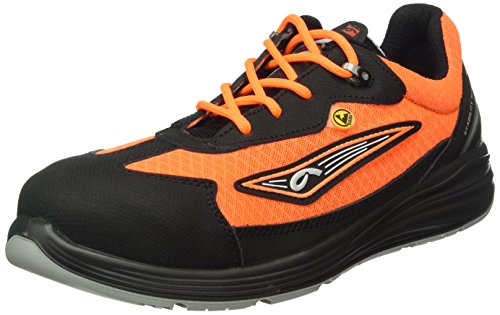 Giasco Halbschuh S1P, Größe 39, 1 Stück, orange / schwarz, UP123W39 von Giasco