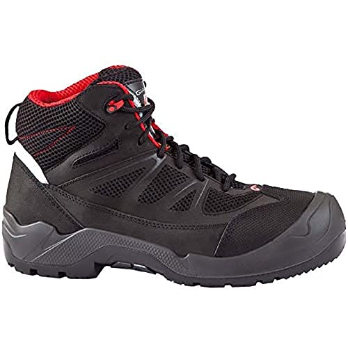 Giasco Schnürstiefel Bayern S3, Größe 47, 1 Stück, schwarz / rot, TO069N47 von Giasco