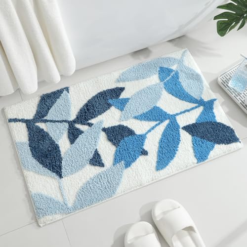 Gibelle Badezimmerteppich-Set, rutschfest, stark, wasserabsorbierend, Plüsch-Mikrofaser, maschinenwaschbar, niedlich, für Badezimmer, Dusche, Boden, Innenbereich, Fußmatte, 2-teilig (45,7 x 66 cm + Gibelle Badezimmerteppich-Set, rutschfest, stark, wasserabsorbierend, Plüsch-Mikrofaser, maschinenwaschbar, niedlich, für Badezimmer, Dusche, Boden, Innenbereich, Fußmatte, 2-teilig (45,7 x 66 cm + von Gibelle