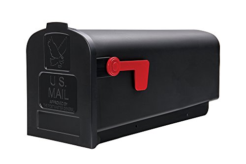 Gibraltar Mailboxes PL10B0201 Briefkasten, Schwarz von Gibraltar Mailboxes