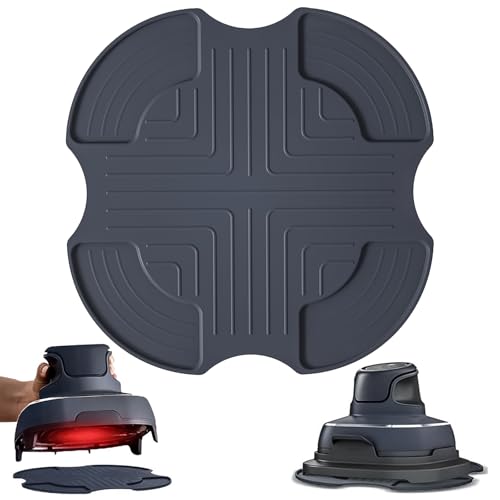 Heißluftfritteuse Unterlage Silikon für Ninja Crispi FN101EUGY, FN101EUST, FN101EUSG, für Ninja Crispi Air Fryer 3.8L und 1.4L, 4-in-1 FN101EUGY, Rutschfest Silikon Matte für Ninja Crispi Zubehör von Gicctyble