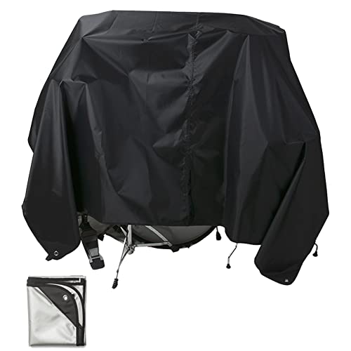 Gicov Drum Set Cover Groß Wasserdicht Drum Set Dust Cover Elektrische Drum Kit Abdeckung mit eingenähten gewichteten Ecken Wetterbeständig Anti-UV Schutz für Drum Set von Gicov