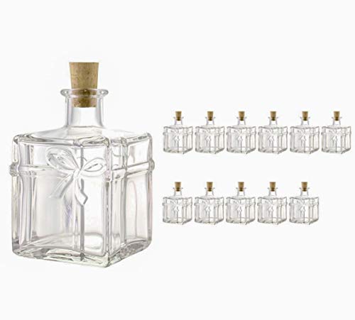 12 Flaschen Paket 350ml mit Spitzkorken, leere Likörflaschen, Schnapsflaschen für Spirituosen oder Sirup, Weihnachten, Geschenkflaschen 12 Flaschen Paket 350ml mit Spitzkorken, leere Likörflaschen, Schnapsflaschen für Spirituosen oder Sirup, Weihnachten, Geschenkflaschen von Giehl