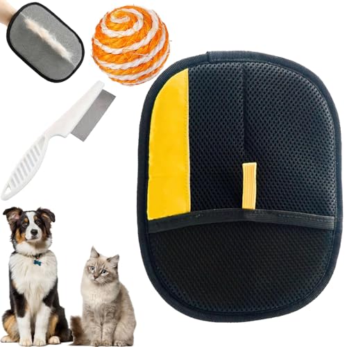Fellmagnet, Fell Magnet Handschuh, Fellmagnet, Yomi Pet Handschuh, Fell Magnet, Wiederverwendbarer Tierhaarentferner Handschuh (1 Pcs) von Gienslru