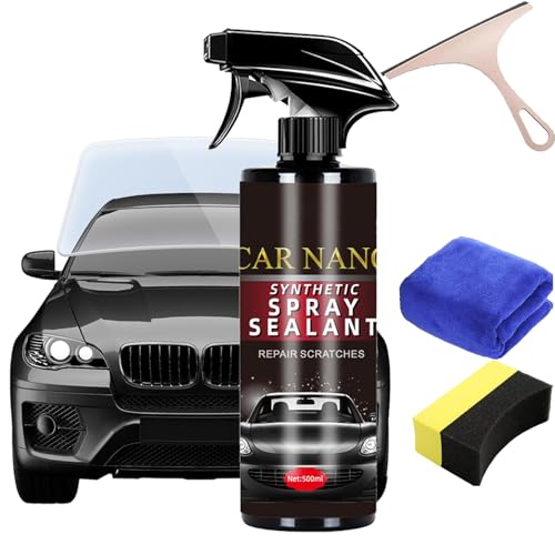 X9 Nano Synthetic Spray Sealant, 500ML X9 Nano Synthetisches Sprühversiegelungsmittel, Quick Effect Car Coating Agent, Long-Lasting Shine & Paint Protection (1 Pcs) von Gienslru