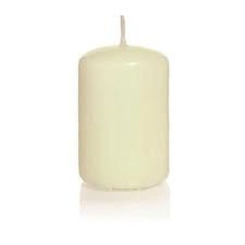 12 creme ALTAR - STUMPENKERZEN GIES KERZE DEKO Wachs 100 x 58 mm von Gies