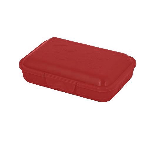 Gies Haushaltsware, Plastik, rot, 15 x 11 x 4 cm von Gies