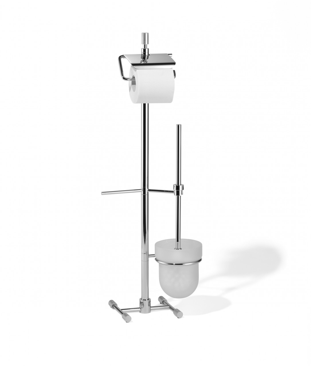 Giese WC-Ständer rund mit Bürstengarnitur Papierhalter m. Deckel, 15731-02 15731-02 von Giese