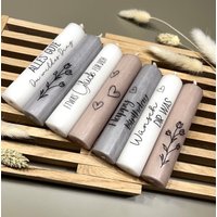 Kerze Mit Spruch | Stabkerze Sprüchen Verschiedene Größen Geschenk Zum Geburtstag Kerzen Im Rustikalem Stil Mitbringsel von GiessGlueck
