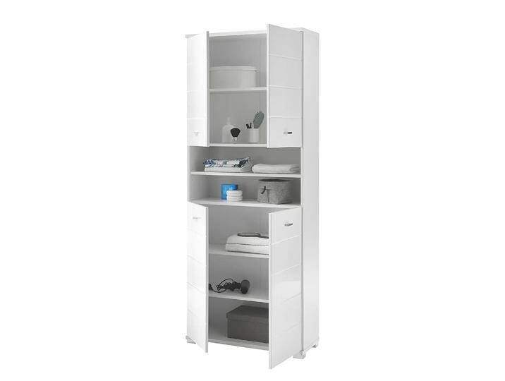 B-Ware Giessbach Wyntoon Hochschrank mit 4 Türen Schrank Wohnzimmerschrank Vitrine von Giessbach