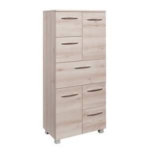 home24 Midischrank III 60 x 134 x 35cm Braun/Buche Dekor von home24